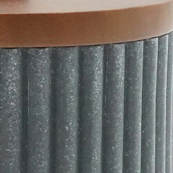 Avis Douceur D'Interieur Pot à Cotons Design Niagara 10cm Anthracite