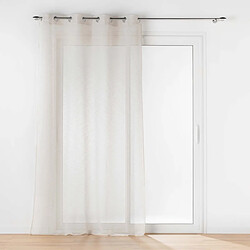 Paris Prix Rideau Voilage à Œillets Carlin 140x240cm Beige Lin