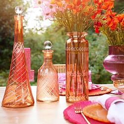 Avis Paris Prix Carafe en Verre Tiges Anastasia 43cm Orange