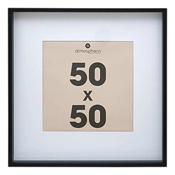 Atmosphera Cadre Photo Déco Axel 50x50cm Noir