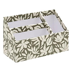 Five Simply Smart Organiseur de Bureau 3 Compartiments Floréa 19cm Vert