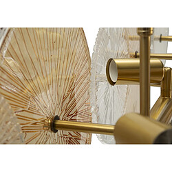 Paris Prix Plafonnier Design Osaka 100cm Or & Transparent pas cher