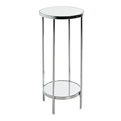 Paris Prix Sellette Design Ronde Palace 66cm Chrome