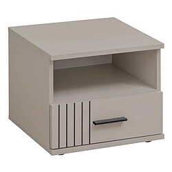Paris Prix Table de Chevet Avec Tiroir Sigma 45cm Gris