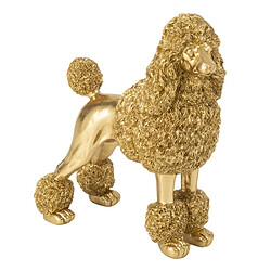 Paris Prix Statuette Caniche Debout Trina 26cm Doré