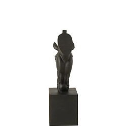 Acheter Paris Prix Tête de Cheval sur Socle Hollywood 44cm Noir