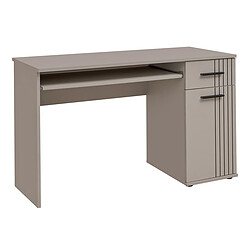 Paris Prix Bureau 2 Tiroirs & 1 Porte Sigma 104cm Gris