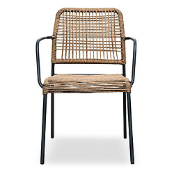 Paris Prix Fauteuil de Jardin Marceau 78cm Naturel