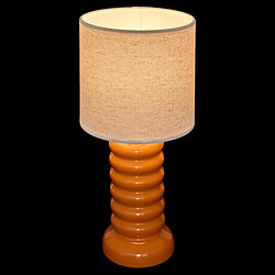 Atmosphera Lampe à Poser en Céramique Vinas 33cm Orange
