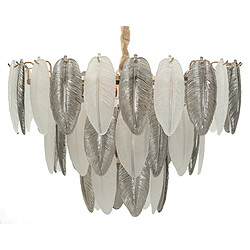 Paris Prix Lustre en Verre Leafy 60cm Multicolore