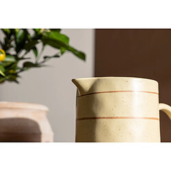Paris Prix Pichet Moucheté en Porcelaine Kutie 22cm Beige pas cher