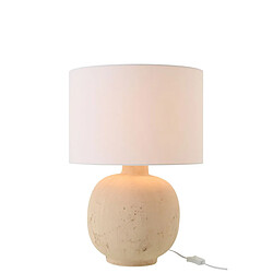 Paris Prix Lampe à Poser en Céramique Balle 57cm Beige