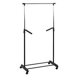 Paris Prix Portant à Vêtements Réglable Lumi 177cm Noir