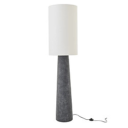 Paris Prix Lampadaire en Fibre de Verre Ava 165cm Noir & Blanc