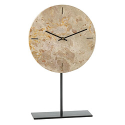 Paris Prix Horloge Murale en Marbre Eula 44cm Beige