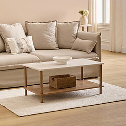 Avis Five Simply Smart Table Basse Design Côme 90cm Marron