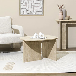 Acheter The Home Deco Factory Table Basse Design Pietra 72cm Beige