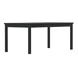 Paris Prix Table de Jardin en Teck Kenya 180cm Noir