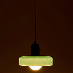Paris Prix Suspension Design en Verre Retro 25cm Vert