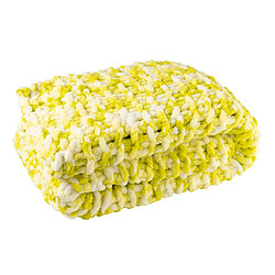 Paris Prix Plaid Tricoté Efrain 130x170cm Vert & Blanc