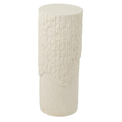 Paris Prix Sellette Déco en Résine Rocky 60cm Blanc