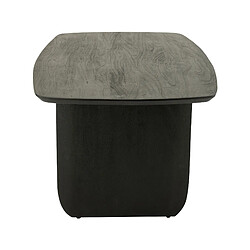 Acheter Mes Table à manger 190x100x76 cm en bois d'acacia noir