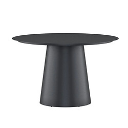 Paris Prix Table de Jardin Ronde Lanzo 120cm Noir