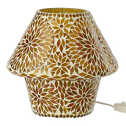 Paris Prix Lampe à Poser Mosaïque Mari 24cm Marron & Orange