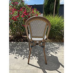 Paris Prix Chaise de Jardin Empilable Bistro 87cm Bleu pas cher