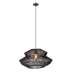 Paris Prix Suspension Design Corde 60cm Noir