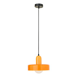 Paris Prix Suspension Design en Verre Retro 25cm Orange