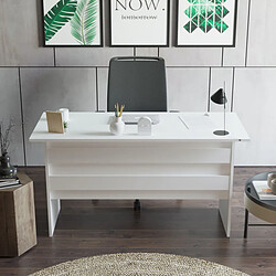 Avis Paris Prix Bureau Classique Demetrius 140cm Blanc