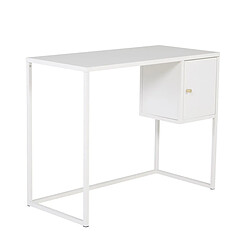 Paris Prix Bureau Design Avec Porte Bakal 95cm Blanc