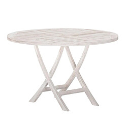 Paris Prix Table de Jardin Ronde Kenya 120cm Naturel