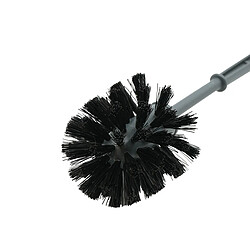Avis Douceur d'intérieur Brosse WC en plastique Uni Tivoli - 38 cm - Noir
