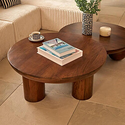 Avis Atmosphera Table Basse Design Stambh 90cm Marron