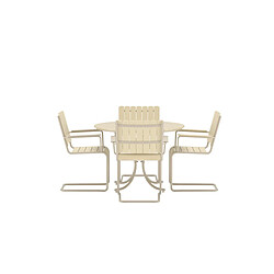 Ensemble table & chaises