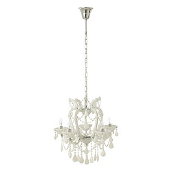 Paris Prix Lustre en Verre Antique 57cm Blanc