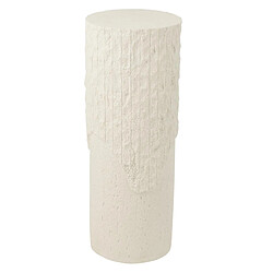 Paris Prix Sellette Déco en Résine Rocky 75cm Blanc
