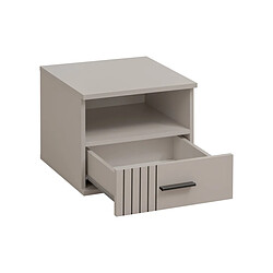 Paris Prix Table de Chevet Avec Tiroir Sigma 45cm Gris