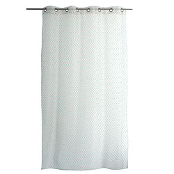 Paris Prix Rideau Voilage Lolita 140x240cm Blanc & Vert Jade