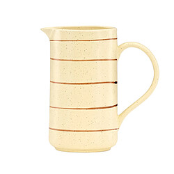 Paris Prix Pichet Moucheté en Porcelaine Kutie 22cm Beige
