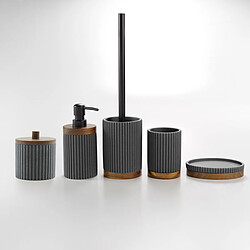 Acheter Douceur D'Interieur Pot à Cotons Design Niagara 10cm Anthracite