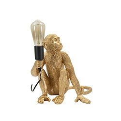 Paris Prix Lampe à Poser Design Monkey 33cm Or