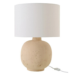 Paris Prix Lampe à Poser en Céramique Balle 57cm Beige