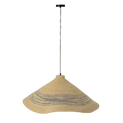 Paris Prix Suspension en Jonc de Mer Galene 100cm Naturel & Bleu