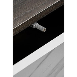 Paris Prix Ensemble Meuble TV Kip II 160cm Graphite & Blanc pas cher