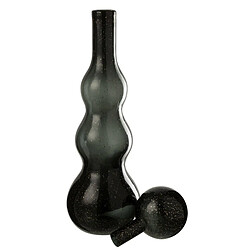 Paris Prix Carafe Design en Verre Carol 52cm Noir