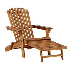 Paris Prix Chaise Longue en Bois Tropea 88cm Naturel
