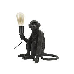 Paris Prix Lampe à Poser Design Monkey 33cm Noir